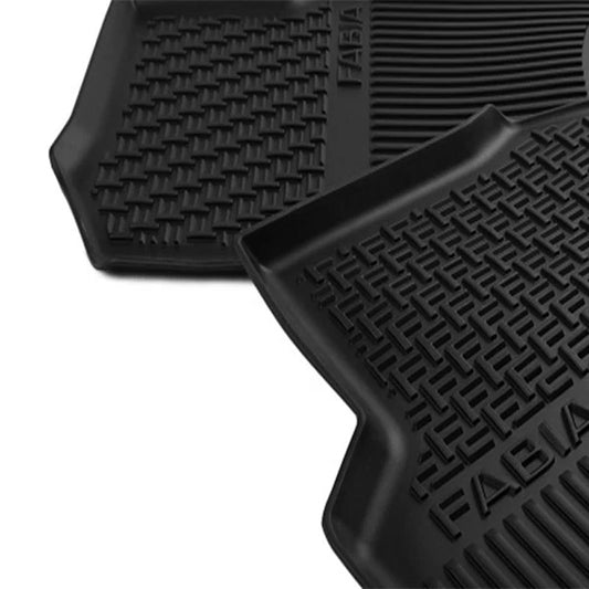Škoda Fabia III All-weather Floor Mats - Rear (2014-2022)