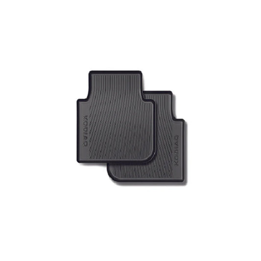 Škoda Kodiaq All-weather Floor Mats - Rear (2017-Present)
