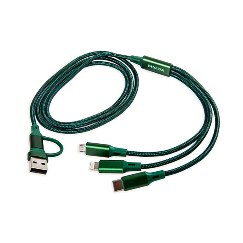 Škoda 4-in-1 USB Charging Cable