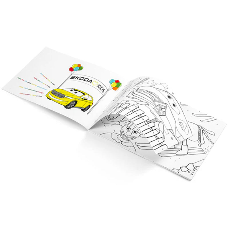 Official Škoda Colouring Book