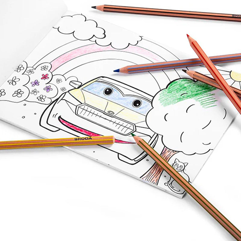 Official Škoda Colouring Book