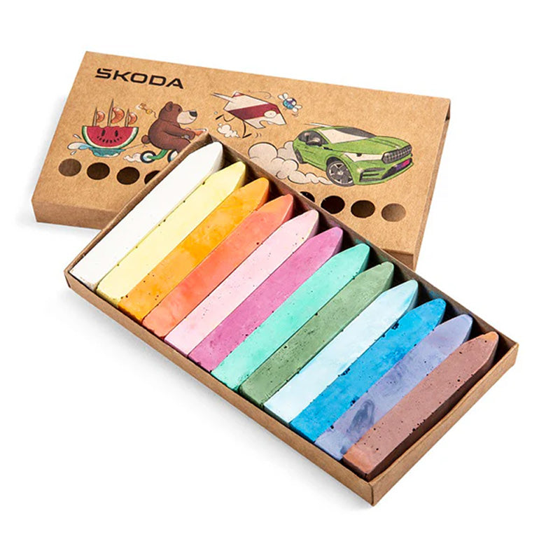 Škoda Children's Chalk Set