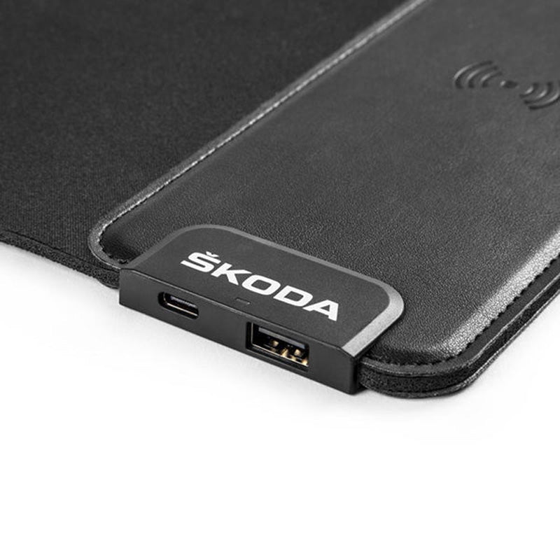 Škoda Mousepad with Wireless Charging